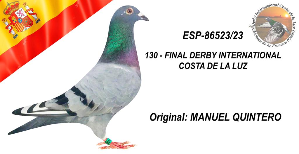 ESP-86523/23 - MANUEL QUINTERO - 130º CLASIFICADA