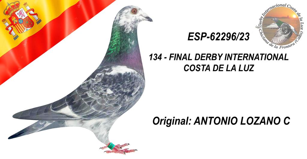 ESP-62296/23 - ANTONIO LOZANO - 134º CLASIFICADA