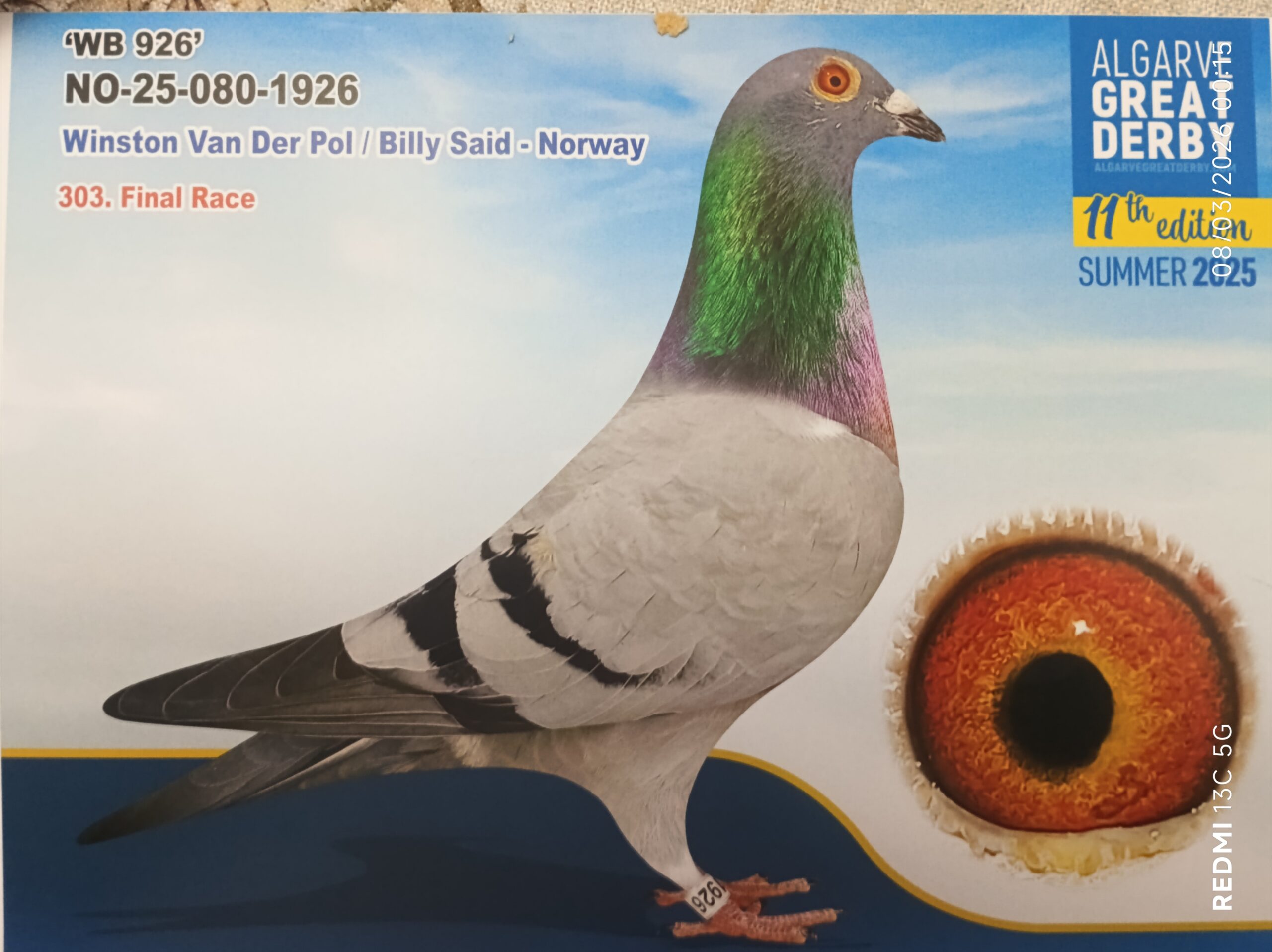 NO-25-080-1926 - HEMBRA - Winston Van Der Pol / Billy Said